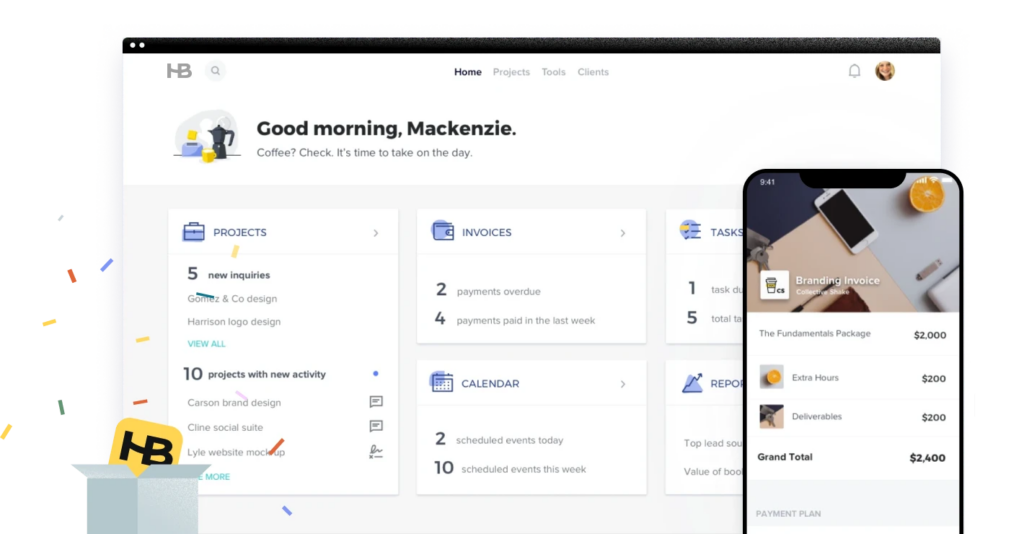 HoneyBook is the solution for effortless Client Onboarding